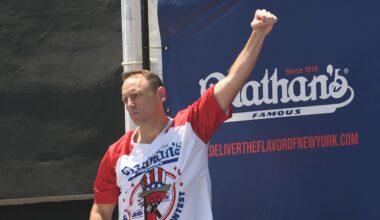 How Many Calories Joey Chestnut Ate, More Nutrition Facts from 2026 Nathan's Hot Dog Contest