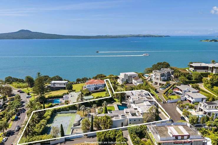 The Concrete Penguin at 8 The Rise, St Heliers, Auckland, is one of the biggest private homes in the city's Eastern Bays. Photo / Supplied