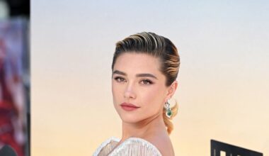 Florence Pugh and Zendaya Couture Co-Ord at the ‘Spider-Man’ London Premiere