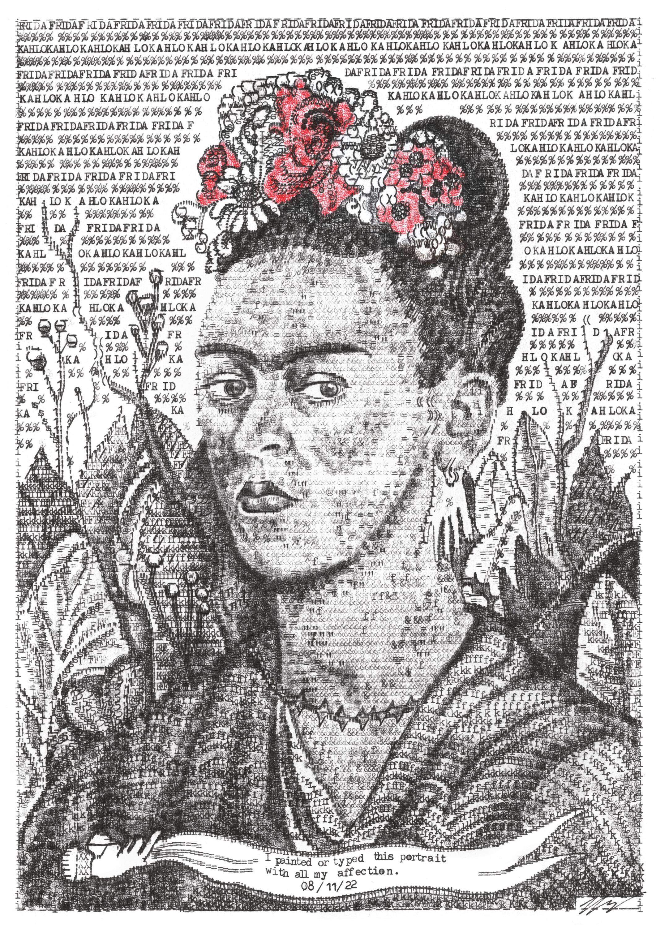 Frida Kahlo by James Cook. (Courtesy of James Cook)