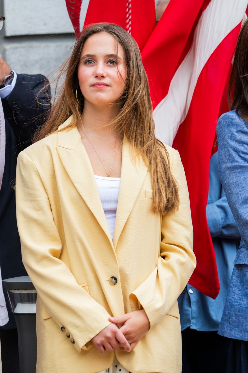 Princess Josephine's fresh beauty look and chic butter-yellow blazer made her one of the standout style stars of the royal outing.
