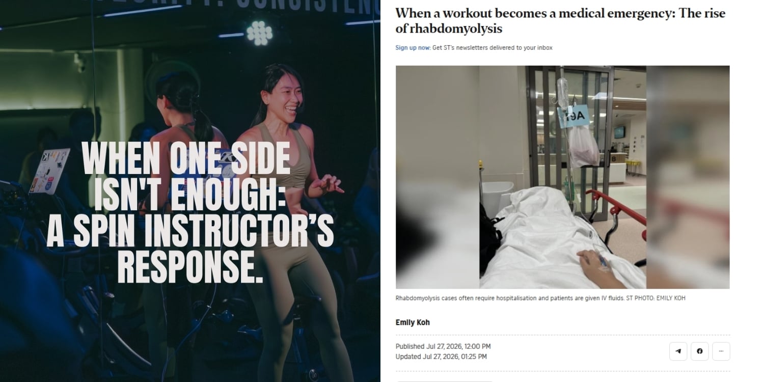 'Stop making the activity the scapegoat': S'pore's spin community says rhabdomyolysis risk is more nuanced
