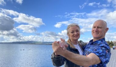Rotorua: Harcourts Dancing for Hospice dancers David Groot and Audrey Russell