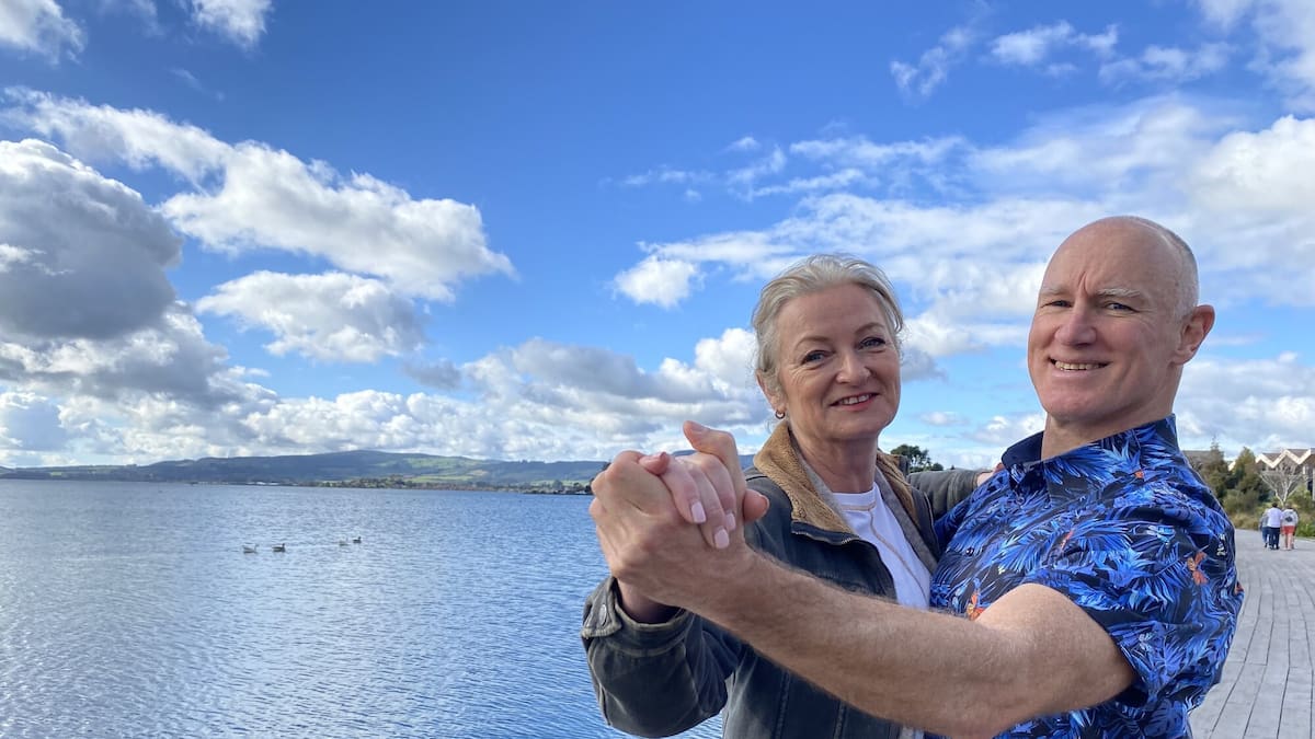 Rotorua: Harcourts Dancing for Hospice dancers David Groot and Audrey Russell