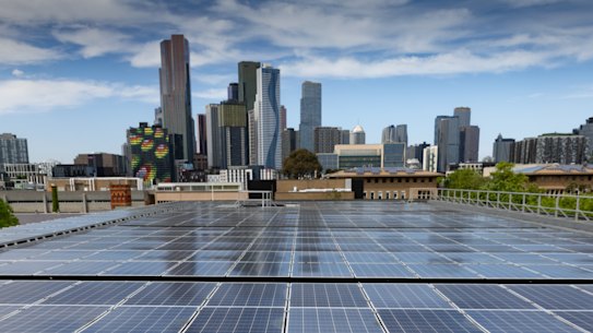Renewable energy reached a record high share of the electricity grid in the December quarter. 