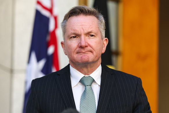 Climate Change and Energy Minister Chris Bowen.