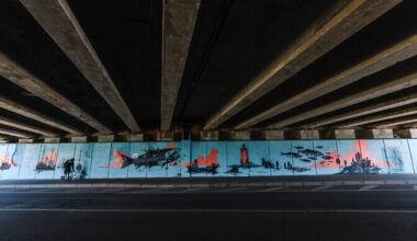 Gallery: New Tallinn viaduct mural taking shape | News