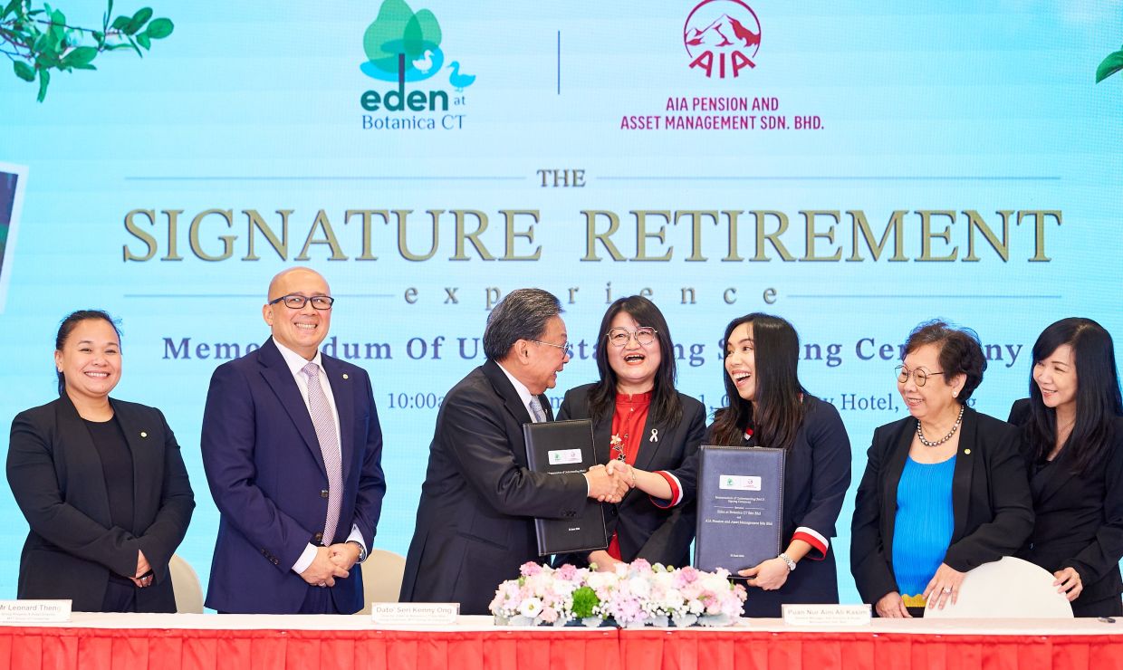 Eden at Botanica CT and AIA Pension and Asset Management enter MoU to advance retirement preparedness in Malaysia