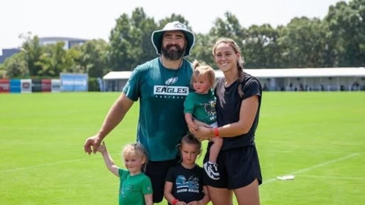 Jason Kelce says daughters ‘very happy’ to be flower girls at Travis and Taylor wedding