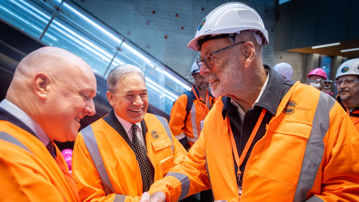 Auckland Mayor Wayne Brown expresses mixed feelings about City Rail Link opening, questions future-proofing