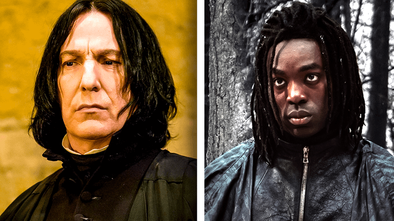 Alan Rickman as Severus Snape, Paapa Essiedu as Severus Snape