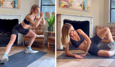 ‘Simple but spicy’: Frida Redknapp, 44, shares her 6-move inner-thigh workout for stronger legs