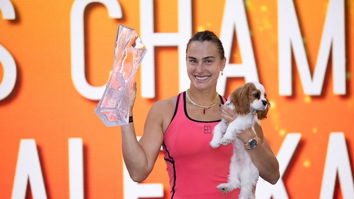 Wimbledon dog ban: Aryna Sabalenka pleads for dog rule change after leaving pet home