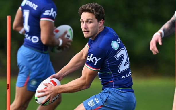 Luke Metcalf.
New Zealand Warriors NRL rugby league training session and at Go Media Stadium, Auckland, New Zealand. Thursday 23 July 2026. © Photo: Andrew Cornaga / Photosport
