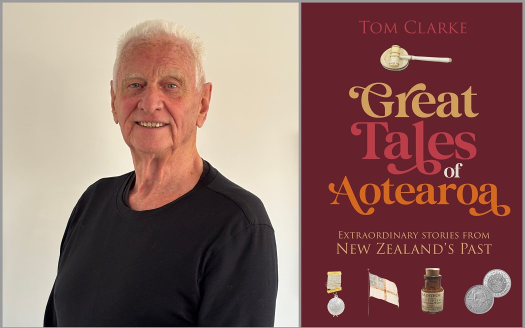 Image of Tom Clarke and his book cover