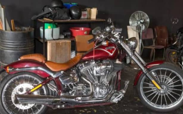 Peter Evans' Harley Davidson CVO Breakout motorcycle was seized during Operation Fantail in 2014. At the time, it was one of only five of that model in New Zealand.