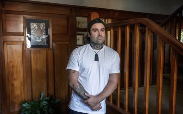Hamilton man Caleb Turner has lodged an IPCA complaint claiming excessive force was used. Photo / Mike Scott
