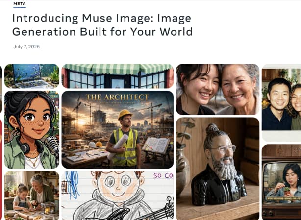 Meta announced its new AI generation system Muse Image this week which allows any public Instagram images to be used to generate AI.