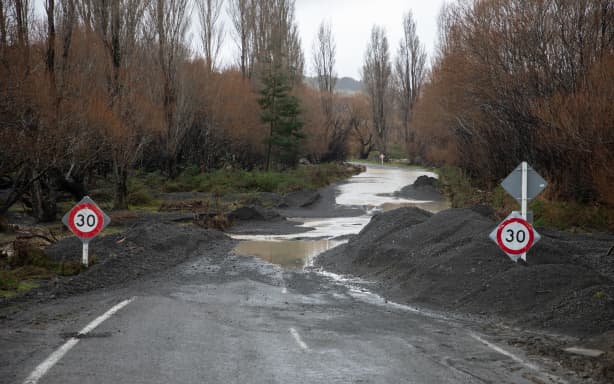 Flood damaged White Rock Rd