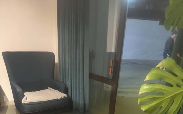 Flooding at a property in Oamaru.