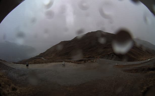 The Crown Range live webcam around 11am on Saturday 4 July.