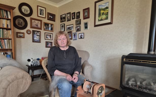 Janette Buckingham at her home in the Waikawa Valley.