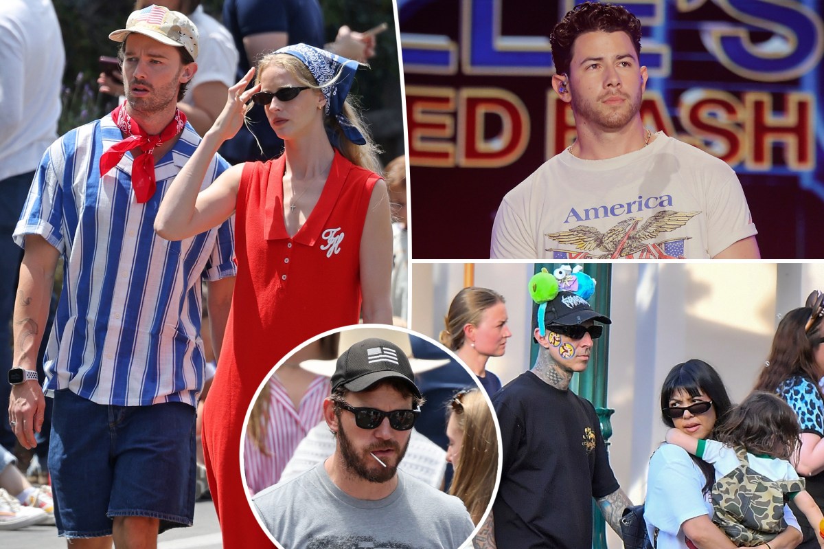 Celebrities celebrate Fourth of July: Patrick Schwarzenegger, Nick Jonas, Kourtney Kardashian and more