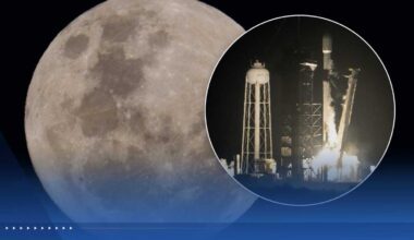 A discarded SpaceX rocket is on a high-speed collision course with the moon