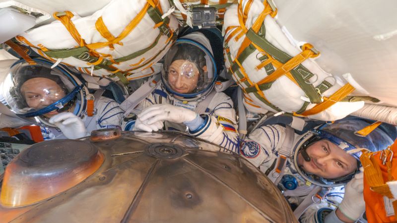 US-Russian space crew lands safely after eight-month stint on the ISS
