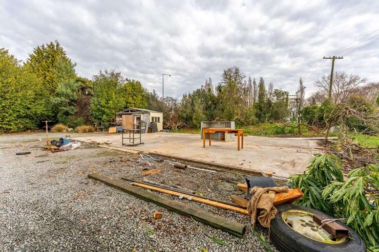 The old St John’s Anglican Sunday school building in Winchester is on the market for sale after the Crown seized it from a convicted cannabis grower. Photo / Supplied