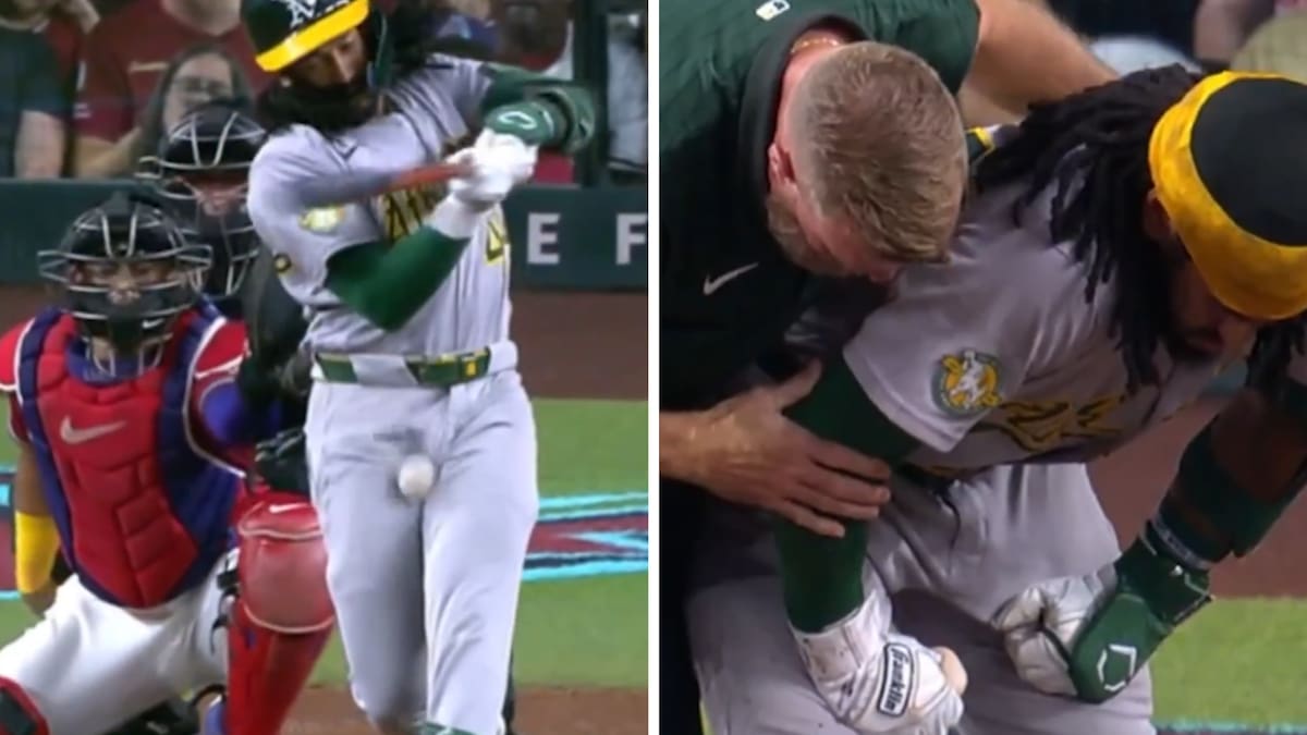 Major League Baseball: Oakland Athletics rookie hospitalised after rupturing testicle