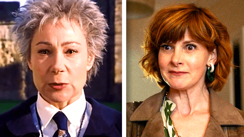 Zoë Wanamaker as Madam Hooch in Harry Potter and the Sorcerer's Stone, Louise Brealey