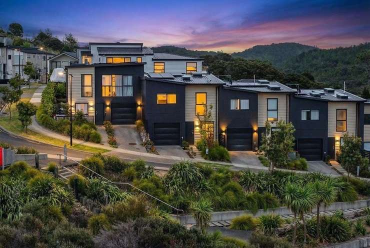 Chloe Hes and Ben Speedy, the winners of The Block NZ season 10, won a <img00,000 cash prize and $4000 in auction profit. The townhouse they renovated is now back on the market. Photo / Three