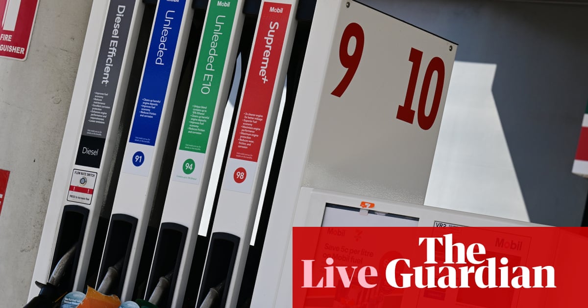 Petrol back above $2 a litre in some areas – as it happened | Australia news