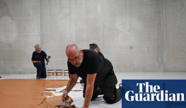 Completely nuts: Dutch gallery covers floor in peanut butter to honour late artist | Netherlands