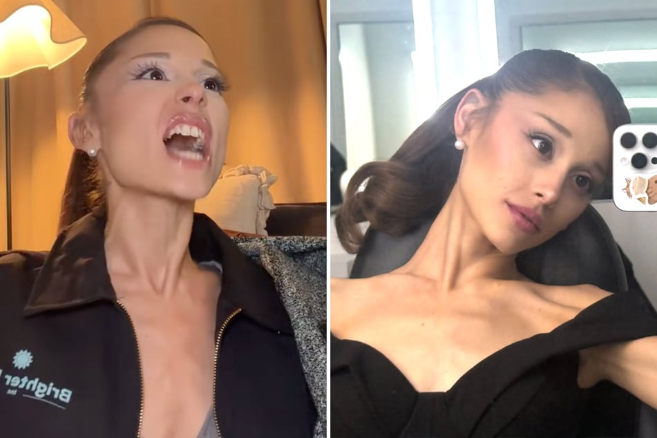 Ariana Grande did full-on Harry Potter voices while promoting her Blur Butter lip balm - plus, she just dropped a "petal" photo dump that might be teasing her next music video!