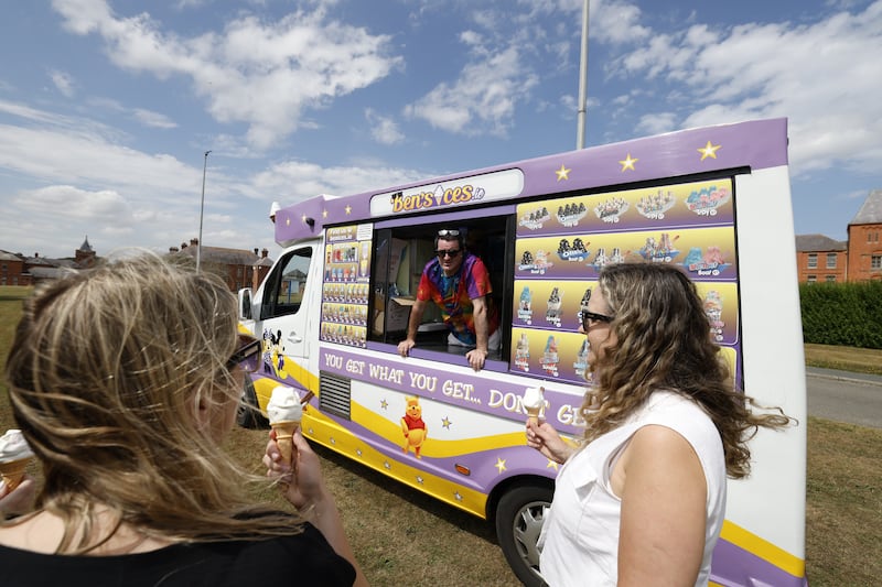 'On a busy day around the neighbourhoods, we’d probably sell 300 ice-creams. If I do a corporate event, it could be up around 1,200.'  Photograph: Nick Bradshaw