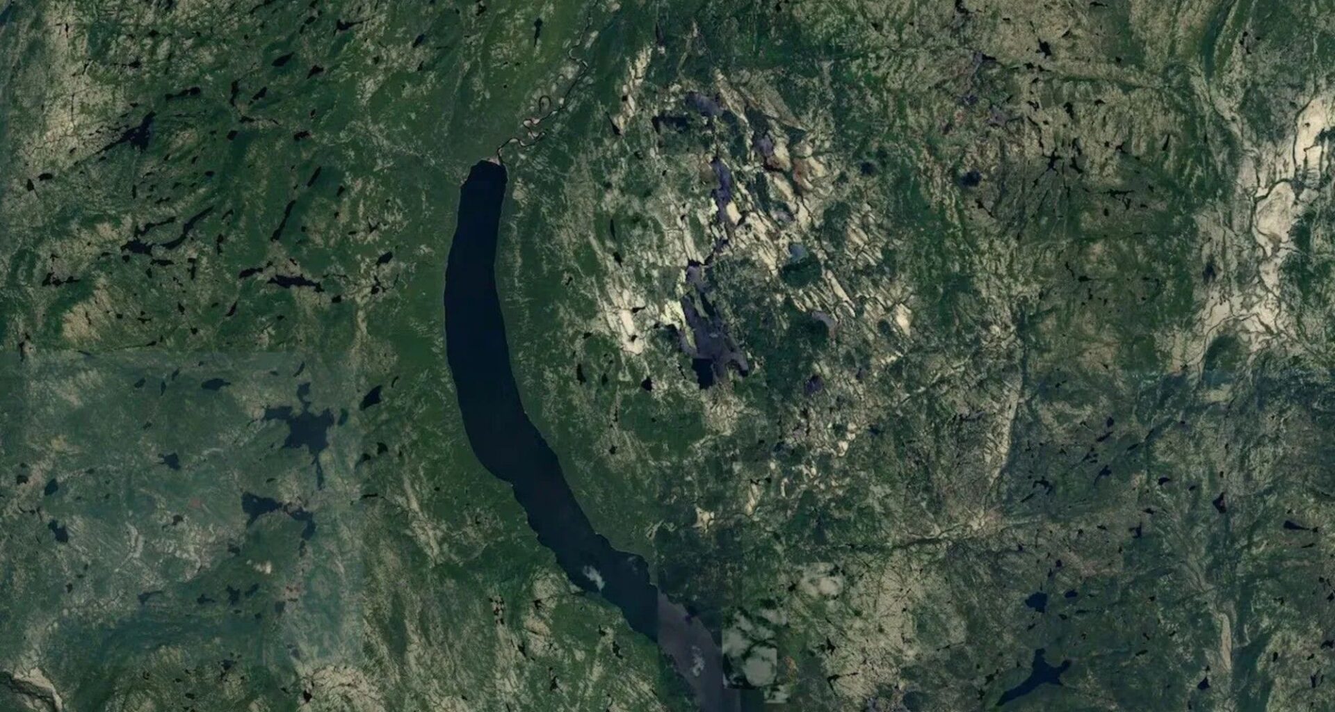 A massive crater was spotted on Google Earth. It could be a scar from an ancient meteorite impact
