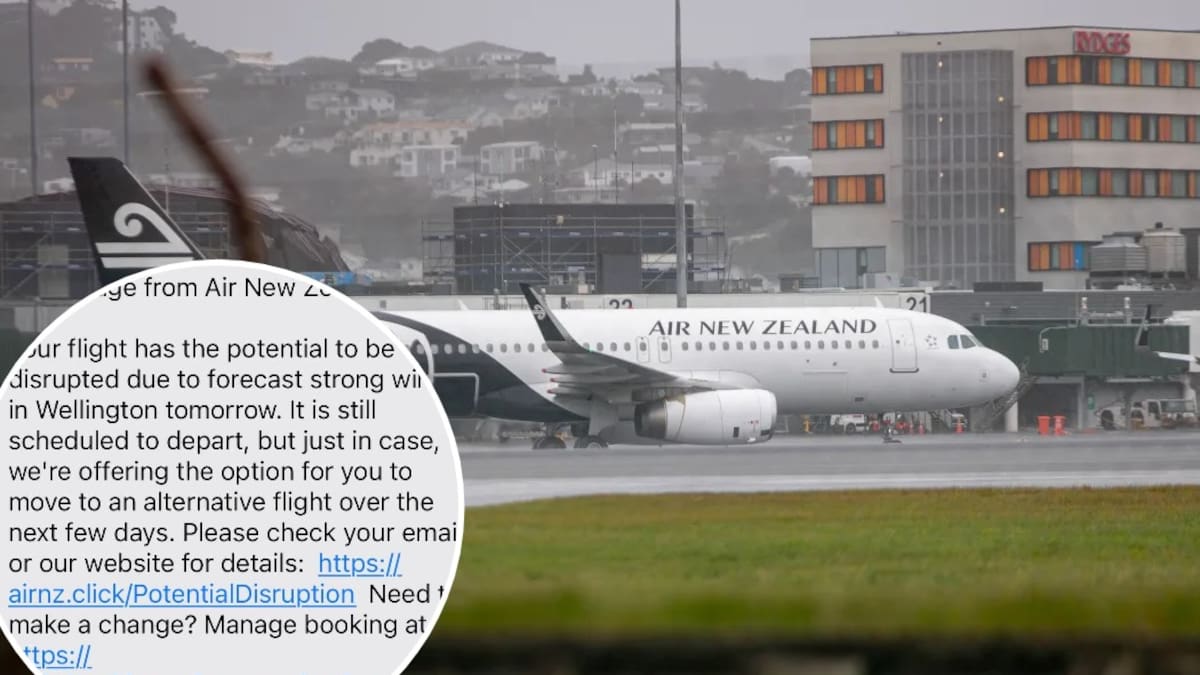 Air New Zealand warns of flight delays as wild weather hits Wellington
