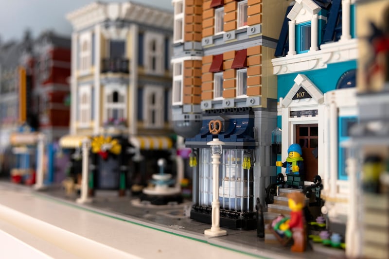 Brick Féile: some of David Fennell’s Lego creations. Photograph: Chris Maddaloni