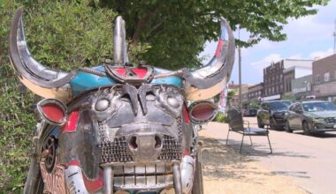 The Iron Hodag sculpture finds new home on Brown Street | News