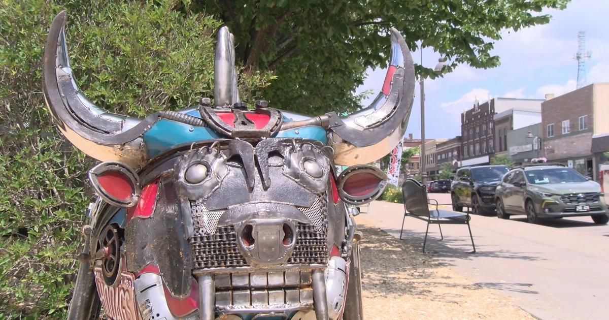 The Iron Hodag sculpture finds new home on Brown Street | News
