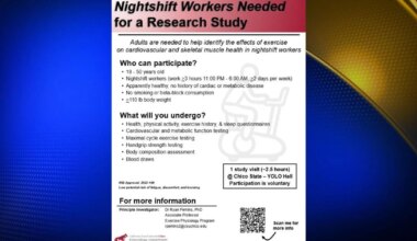 Night shift workers in Chico needed for CSU health research | Local