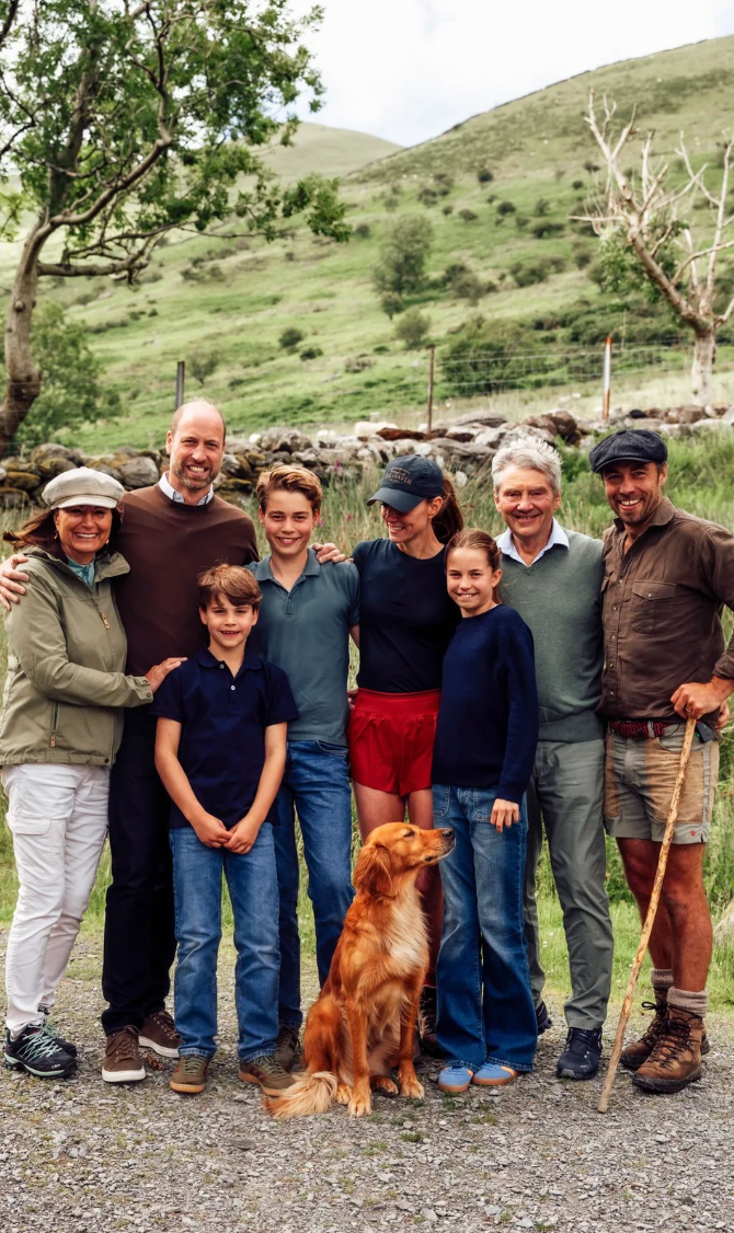 Princess Charlotte showcased one of her most grown-up looks yet as she joined her family after Kate Middleton completed the National Three Peaks Challenge.