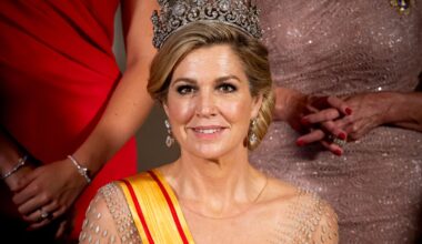 Queen Máxima wears tropical-inspired Colombian designer for latest royal engagement