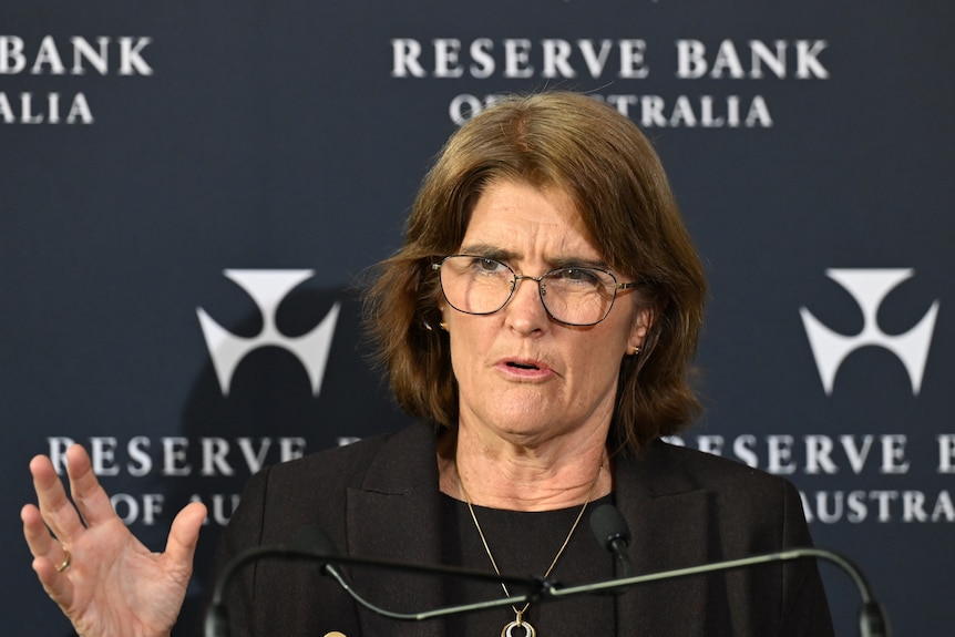 RBA governor Michele Bullock at press conference on June 18, 2024