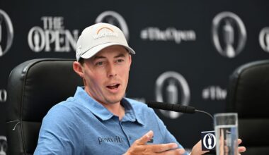 British Open: Matt Fitzpatrick blames betting for golf fans’ bad behaviour