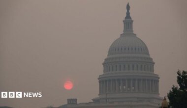 Trump says US being 'invaded by filthy air' as he threatens Canada with tariffs over wildfires