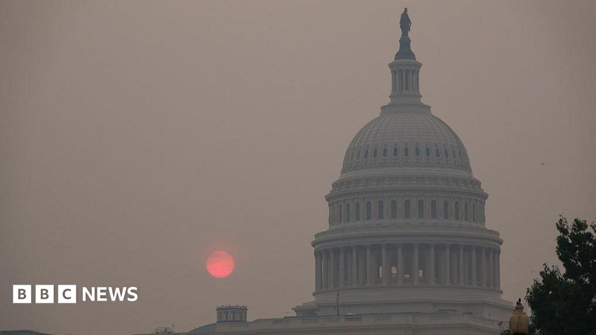 Trump says US being 'invaded by filthy air' as he threatens Canada with tariffs over wildfires