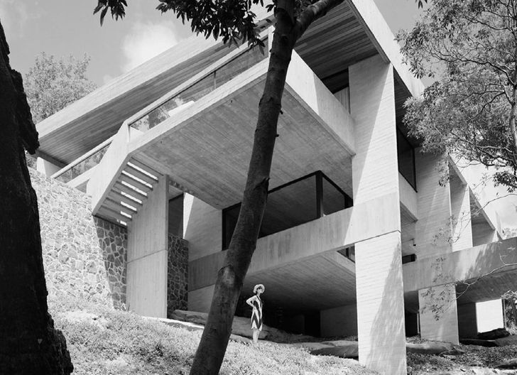 Penelope Seidler at Harry and Penelope Seidler House, 1967.